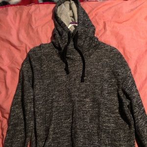 Mossimo grey black womens hoodie